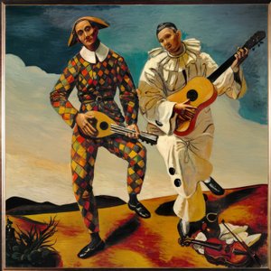 Dwóch klaunów autorstwa Andre Derain