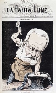 Amnestia! : The Old Iron Breaker (Cartoon Victor Hugo) – autorstwa Gilla, w „”Małym księżycu”” autorstwa Andre Gill