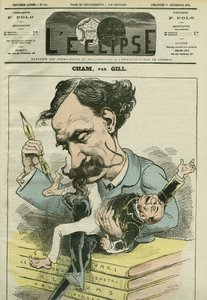 Karykatura Amedee de Noe dit Cham (1818-1879), francuskiego rysownika. Okładka w „”L