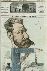 Karykatura Fernanda Raoul-Duvala (Fernand Raoul Duval autorstwa Andre Gill