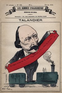 Karykatura Alfreda Talandiera (1822-1890) angielskiego polityka z 