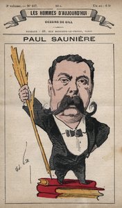 Karykatura Paula Sauniere