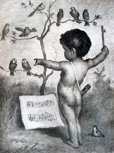 Rysunek André Gilla, 1927 autorstwa Andre Gill