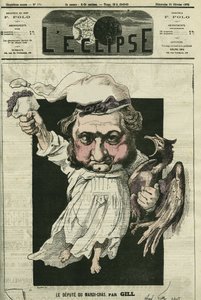 Eugene Rouher (1814-1884), polityk francuski, lider partii bonapartystowskiej. Okładka w „”L