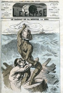 Eugene Rouher (1814-1884) i Clement Duvernois (1836-1879), politycy francuscy. Okładka w „” L