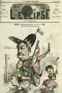 Florimond Ronger dit Herve (1825-1892), francuski kompozytor, pisarz, aktor, gra rolę Chilperica w Theatre des Folies-Dramatiques. Okładka w „” L