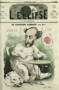 Gustave Lambert, francuski odkrywca i naukowiec. Okładka w „” L