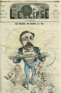Jacques Emile Dupressoir (1832-1884), człowiek sztuki w Baden-Baden. Okładka w „” L