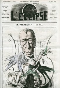 Jean-Pons-Guillaume Viennet (1777-1868), francuski poeta, dramaturg i polityk. Okładka w „”L