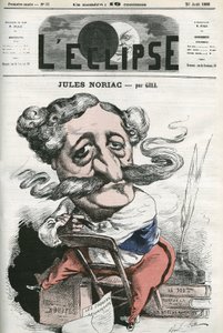Jules Noriac (1827-1882), francuski pisarz, krytyk i dziennikarz. Okładka w „” L