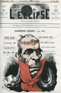 Louis Antoine Garnier-Pages (Garnier Pages) (1803-1878), polityk francuski. Okładka w „”L