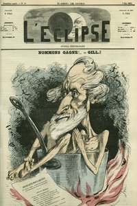 Imię Gagne, ilustracja kandydata w wyborach. Okładka w „” L