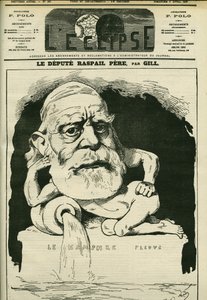 Portret Francois-Vincenta Raspaila (1794-1878), francuskiego chemika, lekarza i polityka. Okładka w „” L