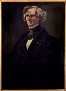 Portret Hectora Berlioza (1803-1869), francuskiego kompozytora. Obraz Andre Gilla (1840-1885) autorstwa Andre Gill