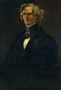 Portret Hectora Berlioza (1803-69) przypisywany wcześniej Honore Daumierowi (1808-79)