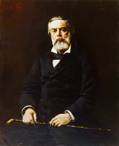 Portret Julesa Vallèsa 1832-1885, 1881. autorstwa Andre Gill
