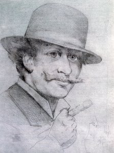 Autoportret autorstwa André Gilla, 1883, 1927 autorstwa Andre Gill