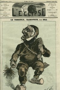 Straszny komin kominowy, Adolphe Thiers (1797-1877), francuski historyk i mąż stanu. Okładka w „” L