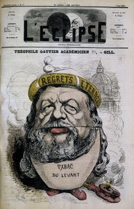 Théophile Gautier - autorstwa Gilla, w „”L