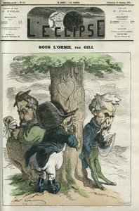Pod wiązem czekają Napoleon III, Emile Ollivier, to główni aktorzy klęski Sedana. Okładka w „”L