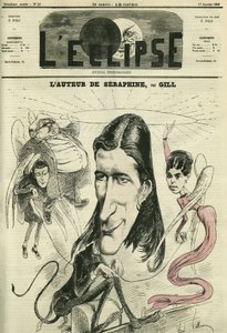 Victorien Sardou (1831-1908), francuski dramaturg. Okładka w „” L