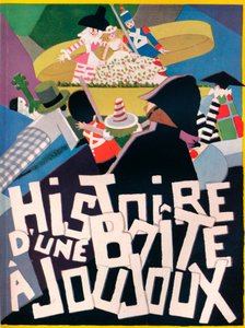 Projekt okładki Andre Helle dla wydmy Histoire Boite a Joujoux, 1926, 1929