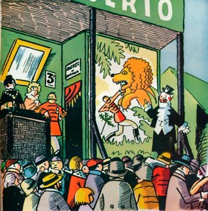 Ilustracja Andre Helle z Fables de la Fountaine, 1922, 1929