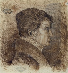 Autoportret 1775-1836, początek XIX wieku pióro i atrament na papierze