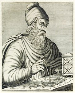Archimedes z Syrakuz z ?Prawdziwe Portrety? autorstwa André Théveta opublikowanego w 1594 r.