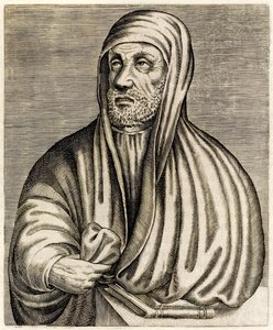 Awicenna lub Ibn Sina: perski erudyta, z Prawdziwych portretów André Théveta opublikowanych w 1584 roku autorstwa Andre Thevet