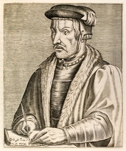 Heinrich Cornelius Agrippa, z „Prawdziwe portrety” André Thévet, opublikowane w 1584 autorstwa Andre Thevet