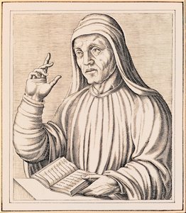 Portret Alcuin autorstwa Andre Thevet