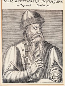 Portret Johanna Gutenberga (Moguncja, ok. 1394-1399-Moguncja) autorstwa Andre Thevet