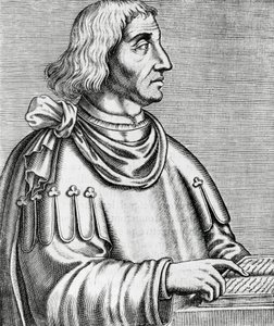 Portret Philippesa de Commines (ok. 1445-ok. 1512), historyka i dyplomaty, rycina z „Prawdziwych portretów i żywotów wybitnych ludzi” autorstwa Andre Thevet