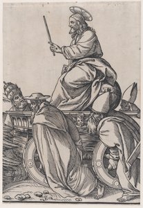 Sekcja E: Chrystus jadący na wozie triumfalnym, z Triumfu Chrystusa, 1836.