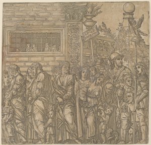 Triumf Juliusza Cezara, 1599. autorstwa Andrea Andreani