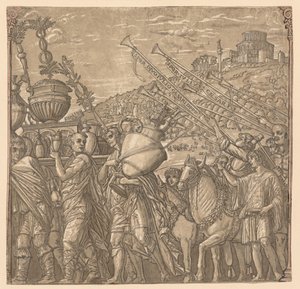 Triumf Juliusza Cezara: żołnierze niosący wazy, 1593-99.