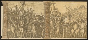 Triumf Juliusza Cezara [nr 3 i 4 plus 2 kolumny], 1599. autorstwa Andrea Andreani