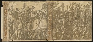 Triumf Juliusza Cezara [nr 5 i 6 plus 2 kolumny], 1599. autorstwa Andrea Andreani