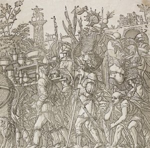 Triumf Cezara, 1599 autorstwa Andrea Andreani