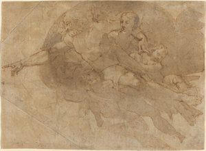 Bóg Ojciec w chwale autorstwa Andrea Boscoli after Michelangelo