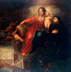 Madonna z Dzieciątkiem ze św. Antonim Padewskim, lata 60. XVII wieku.