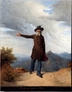 Pożegnanie zesłańca. Z Giuseppe Mazzinim zmuszonym do emigracji w Szwajcarii w 1831 (malarstwo autorstwa Andrea Gastaldi