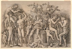bachchanal autorstwa Andrea Mantegna