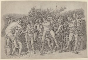 Bachanalia z Silenus autorstwa Andrea Mantegna