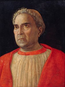 Kardynał Ludovico Scarampi Mezzarota zwany Ludovico Trevisano autorstwa Andrea Mantegna