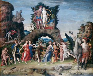 Parnas autorstwa Andrea Mantegna