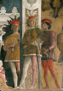 Lodovico II Gonzaga z rodziną (fresk) autorstwa Andrea Mantegna
