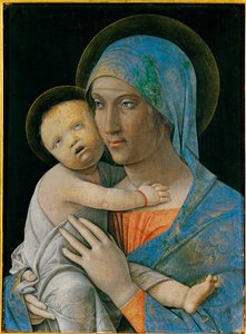 Madonna z Dzieciątkiem (tempera na drewnie)