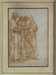 Święci Piotr, Paweł, Jan Ewangelista i Zenon autorstwa Andrea Mantegna